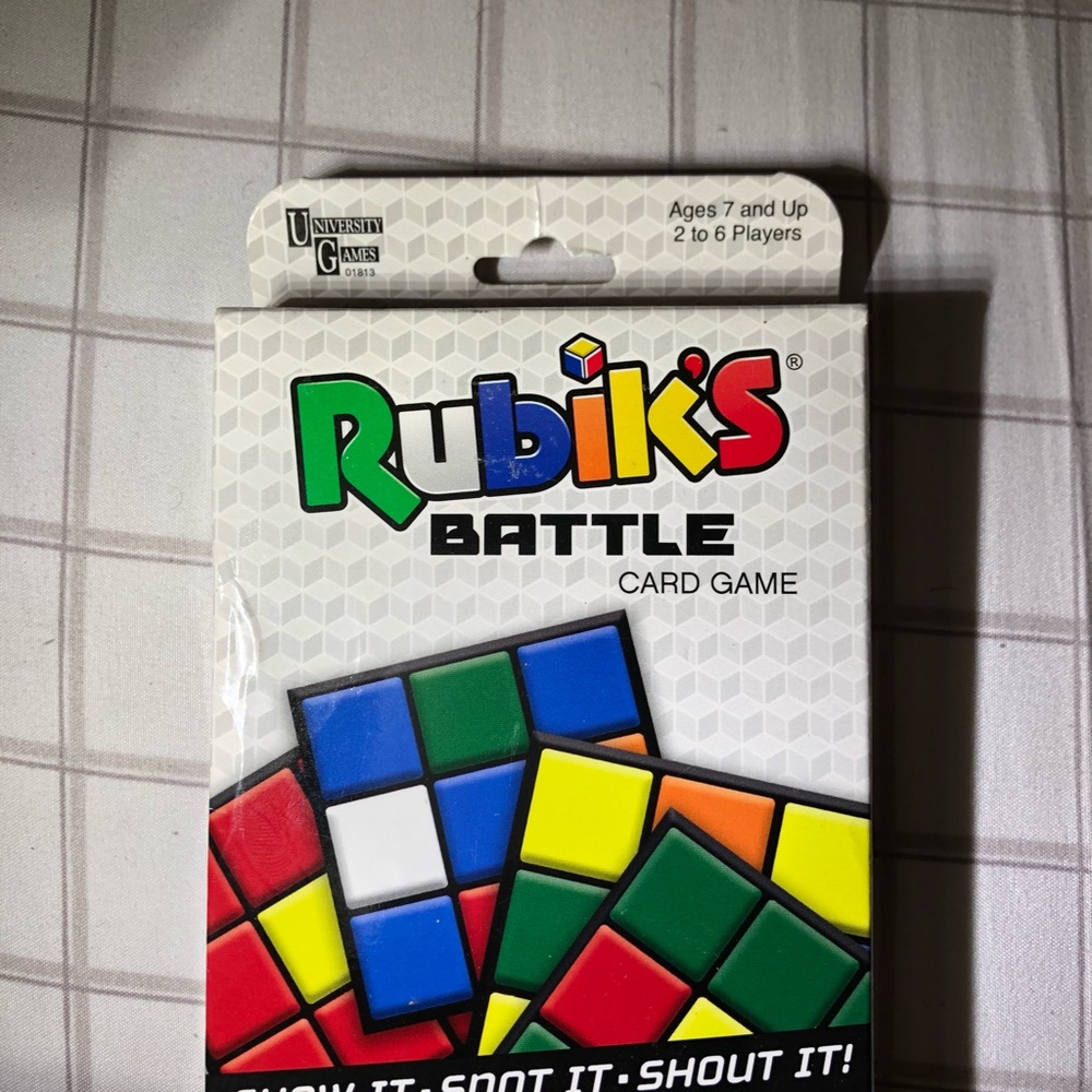 Rubik’s Cube card game.